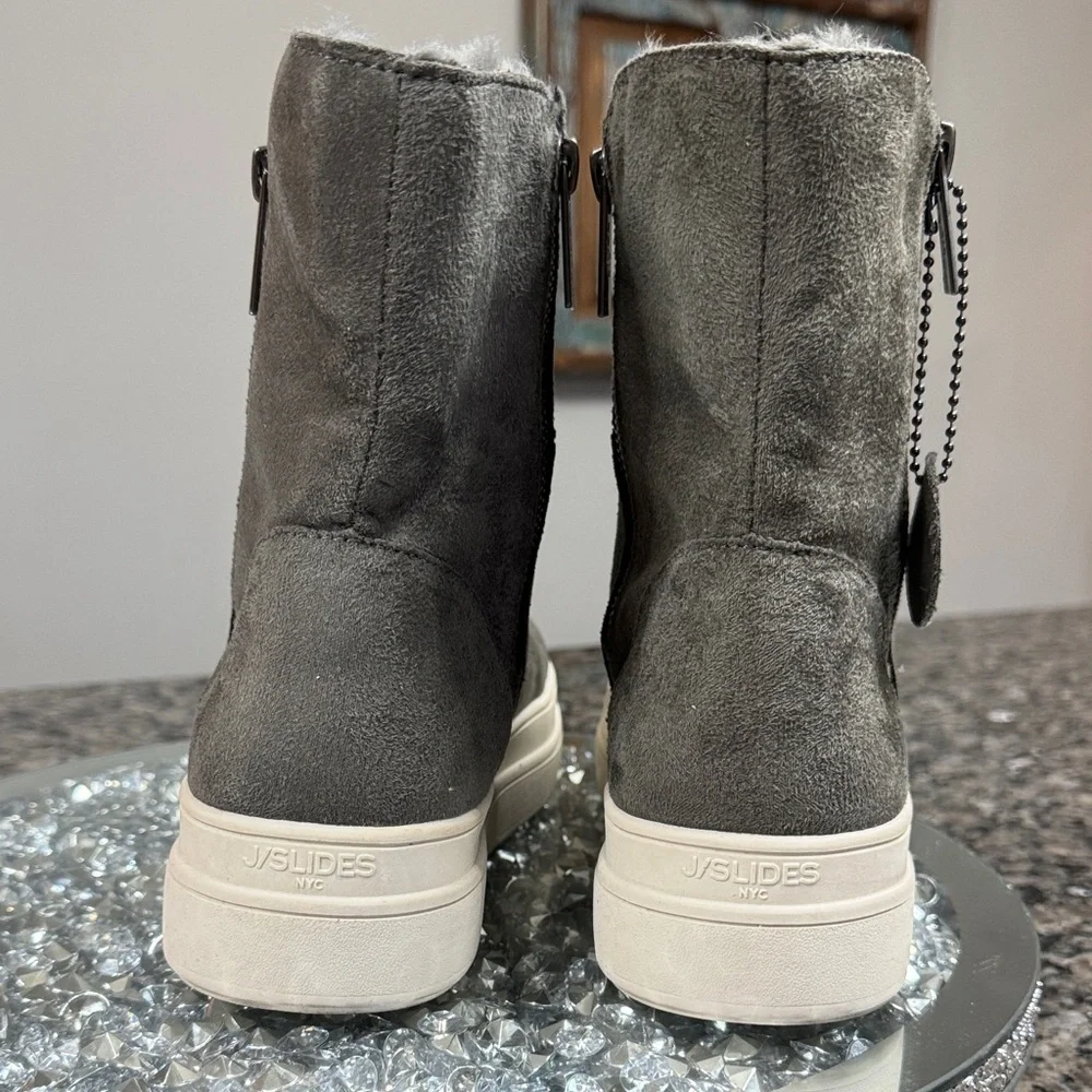 J Slides waterproof Winter Boots with Side Zipper and soft fur lining 8